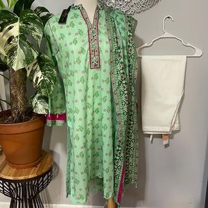 Pakistani Bonanza Satrangi 3 piece summer suit